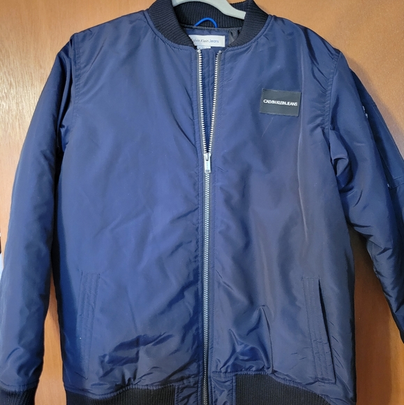 Youth Boys Calvin Klein Bomber Jacket - Picture 1 of 3